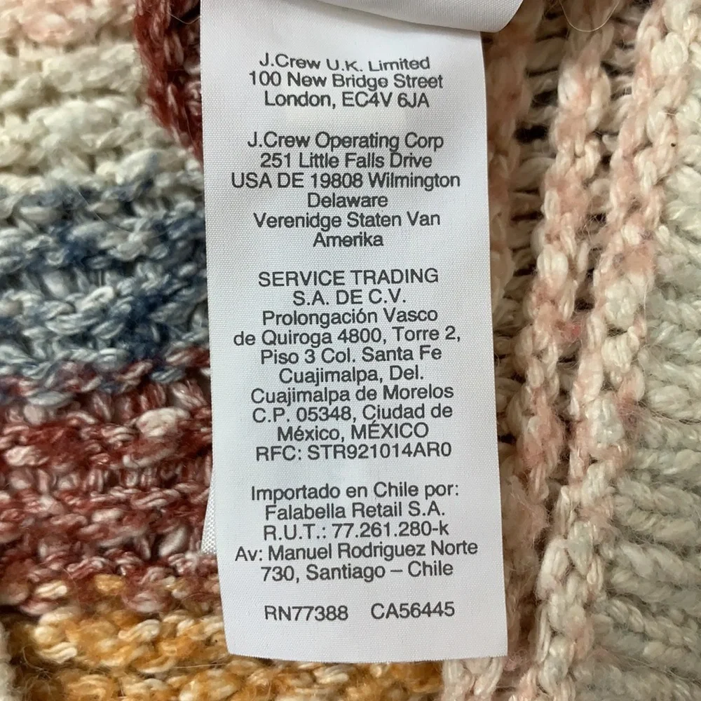 Madewell Baez Pullover Striped Sweater Size Small - Picture 8 of 14